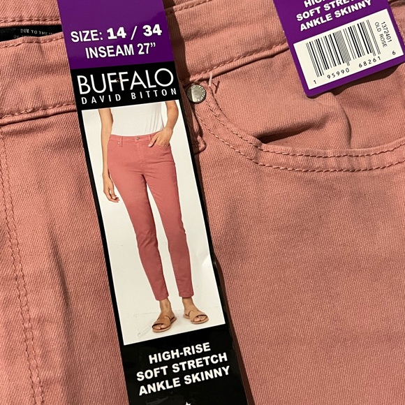 Buffalo David Bitton Women's Rose High-Rise Jeans, Size 14 - Picture 1 of 1